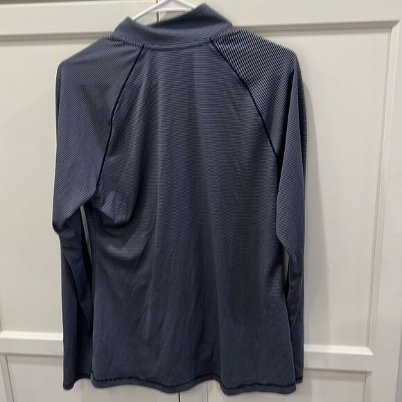 Notre Dame Large Striped Quarter Zip Preppy College University Alumni Classic - Picture 4 of 4